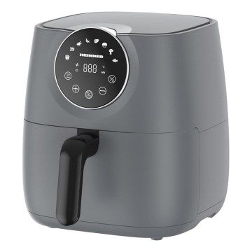 Heinner HAF-B6GREY1700 - Forrólevegős fritőz 5,7 l 1700W/230V szürke