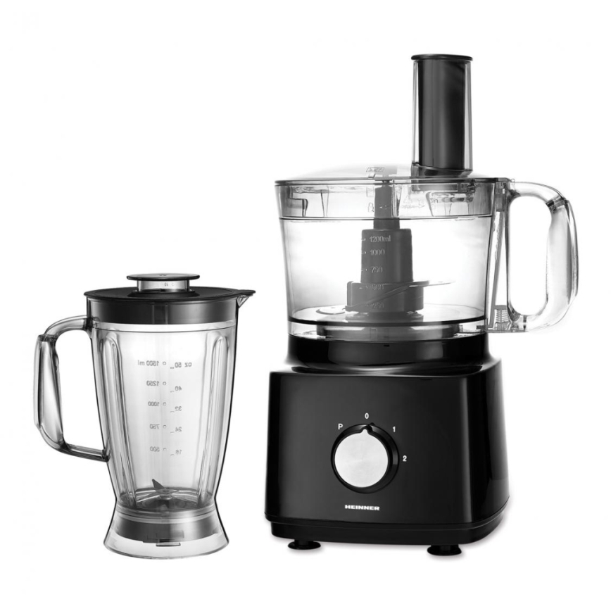 Heinner HFP-750BK - Konyhai robotgép 750W/230V fekete