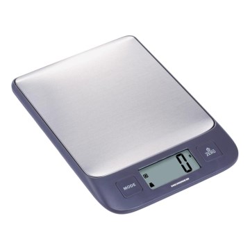 Heinner HKS-5IXBK - Digitális konyhai mérleg 2xAAA szürke/matt króm