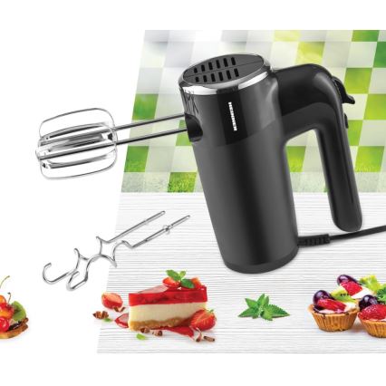 Heinner HM-300BK - Kézi habverő 300W/230V fekete