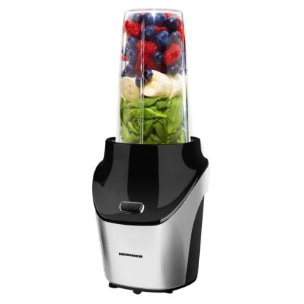 Heinner HSB-T1000SS - Smoothie nutri turmixgép 1000 W/230 V matt króm/fekete