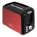 Heinner HTP-700BKRD - Két szeletes kenyérpirító 700 W/230 V piros/matt króm