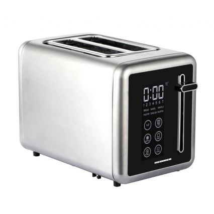 Heinner HTP-DD900BKSS - Digitális kenyérpirító 900W/230V rozsdamentes acél