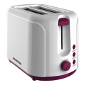 Heinner TP-750BG - Kétlyukú kenyérpirító 750 W/230 V fehér/lila