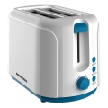 Heinner TP-750BL - 2 szeletes kenyérpirító 750W/230V fehér/kék