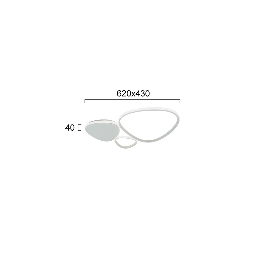 HELIX LED fali lámpatest 33W/230V, szürke