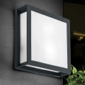 HENRY kültéri lámpatest 2xE27/15W/230V 26x26 cm IP44 antracit
