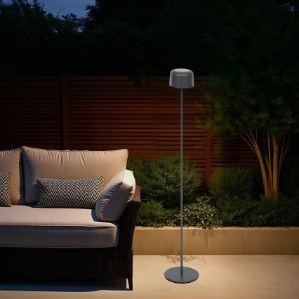 Hesperide - LED napelemes lámpa BOLTY LED/3,7V 2600 mAh IP65 antracit