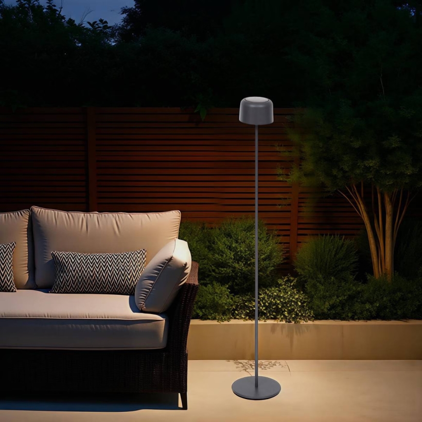 Hesperide - LED napelemes lámpa BOLTY LED/3,7V 2600 mAh IP65 antracit