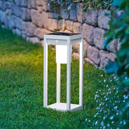 Hesperide - LED napelemes lámpás mozgás- és alkonyérzékelővel PIKY LED/3,7V 2600 mAh 40 cm IP65 bézs