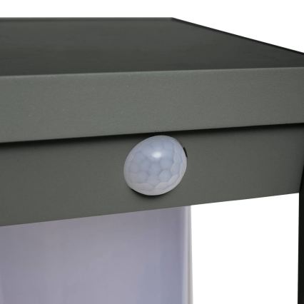 Hesperide - PIKY LED napelemes lámpás mozgás- és szürkületérzékelővel, LED/3,7V 2600 mAh, 40 cm, IP65, zöld