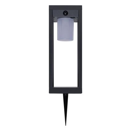 Hesperide - LED napelemes lámpás mozgás- és alkonyérzékelővel PIKY LED/3,7V 2600 mAh 40 cm IP65 antracit