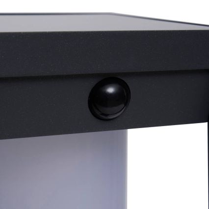 Hesperide - LED napelemes lámpás mozgás- és alkonyérzékelővel PIKY LED/3,7V 2600 mAh 40 cm IP65 antracit