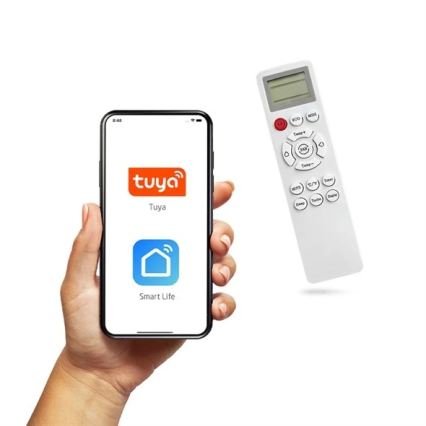 Hibrid napelemes Tuya Wi-Fi 5 kW klímaberendezés, fehér + távirányító