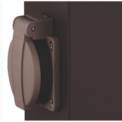 HiLite - Kültéri csatlakozó oszlop PANAMA 4Z IP44 antracit