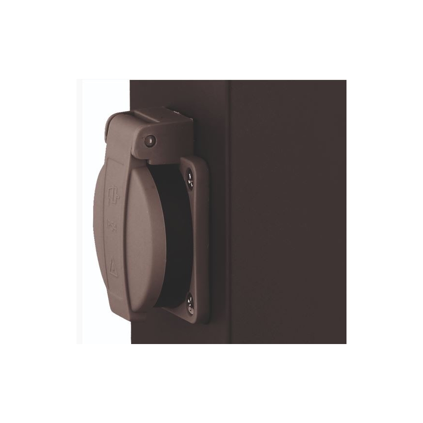 HiLite - Kültéri csatlakozó oszlop PANAMA 4Z IP44 antracit