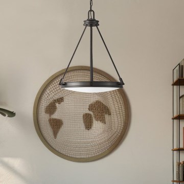 Hinkley - COLLIER láncos csillár 4xE14/40W/230V Ø 54,3 cm fekete