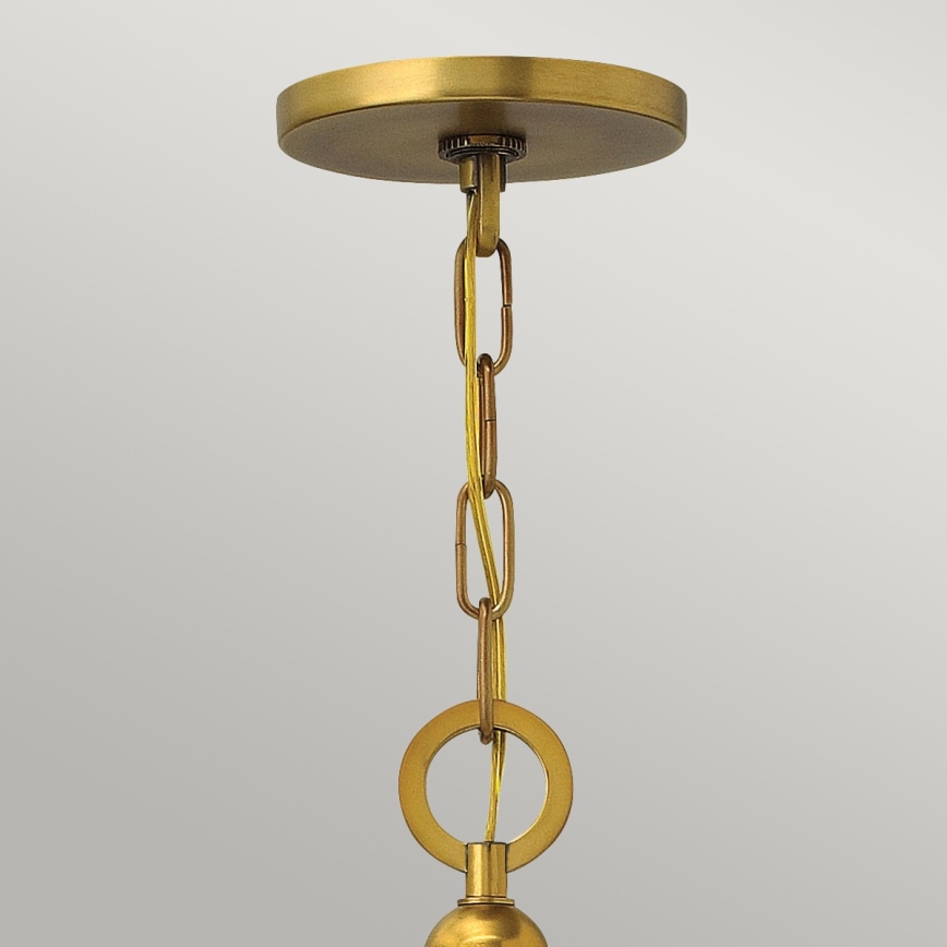 Hinkley - Csillár láncon ZELDA 3xE27/60W/230V sárgaréz