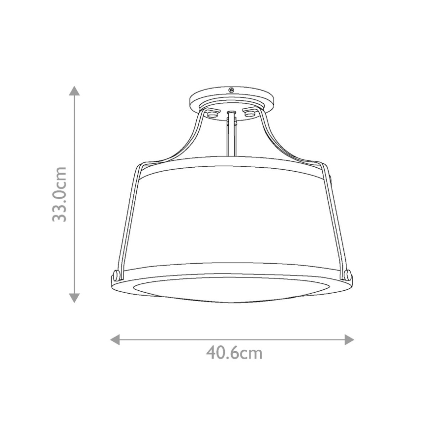 Hinkley - Felületre szerelhető csillár CHARLOTTE 3xE27/75W/230V sárgaréz