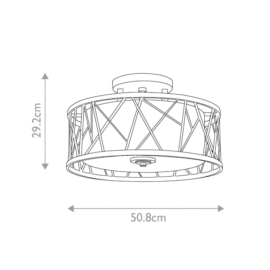 Hinkley - Felületre szerelhető csillár NEST 3xE27/75W/230V arany