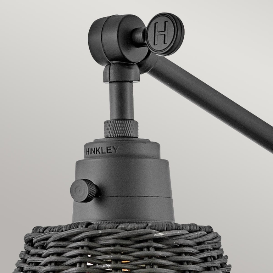 Hinkley - fali spotlámpa ARTI 1xE27/60W/230V fekete