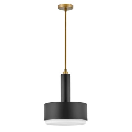 Hinkley - Rúdra szerelt CEDRIC csillár, 2xE27/60W/230V, Ø 33 cm, arany/fekete