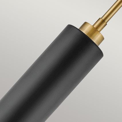 Hinkley - Rúdra szerelt CEDRIC csillár, 2xE27/60W/230V, Ø 33 cm, arany/fekete