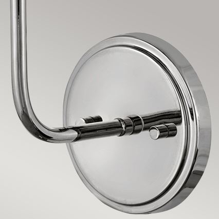 Hinkley - Fali lámpa CLARKE 1xE27/40W/230V fényezett króm/fehér