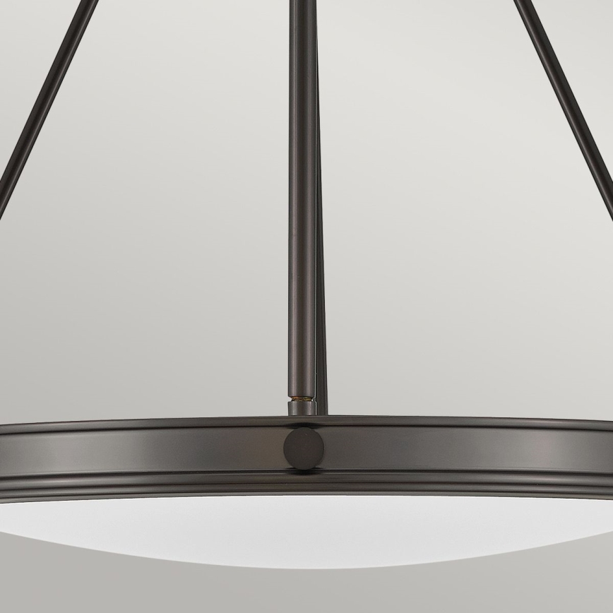 Hinkley - COLLIER láncos csillár 4xE14/40W/230V Ø 54,3 cm fekete