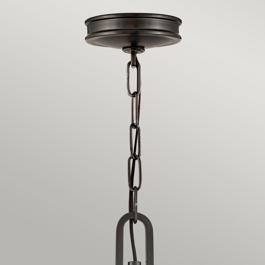 Hinkley - COLLIER láncos csillár 4xE14/40W/230V Ø 54,3 cm fekete