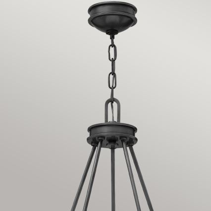 Hinkley - Láncos csillár COLLIER 5xE27/40W/230V átmérő 68,5 cm fekete