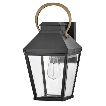 Hinkley - Kültéri fali lámpatest DAWSON M 1xE27/60W/230V IP44 fekete
