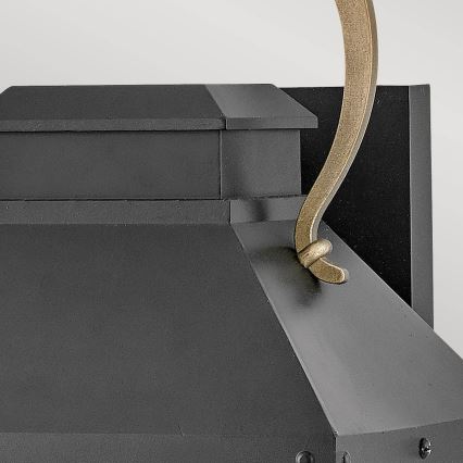 Hinkley - Kültéri fali lámpatest DAWSON M 1xE27/60W/230V IP44 fekete