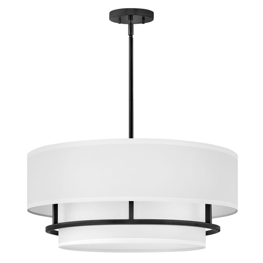 Hinkley - Felületre szerelt csillár GRAHAM 4xE14/40W/230V fekete