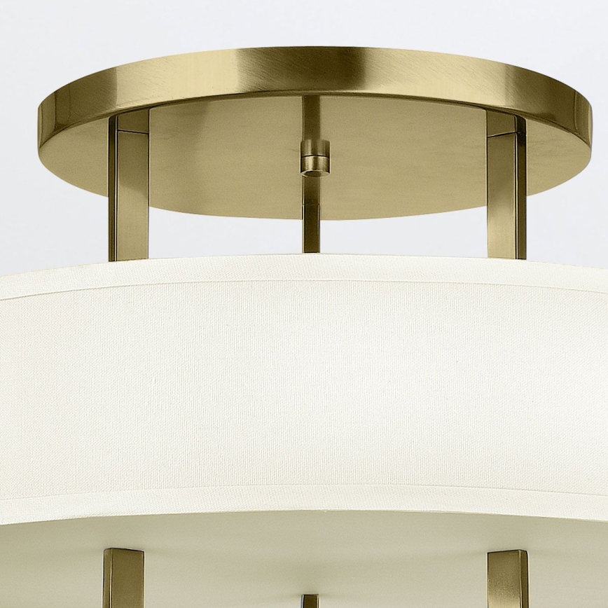 Hinkley - HAMPTON mennyezeti lámpatest 3xE27/60W/230V, Ø 50,8 cm, arany