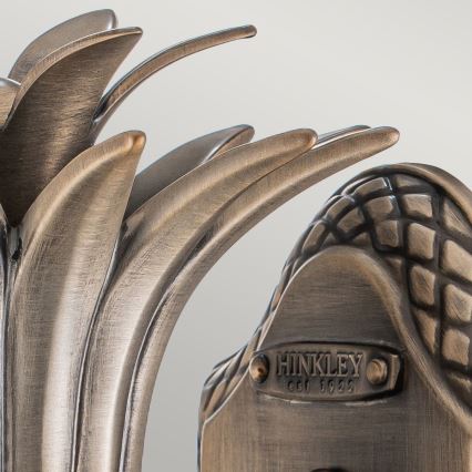 Hinkley - Kültéri fali lámpa PLANTATION 1xE27/40W/230V IP44 bronz