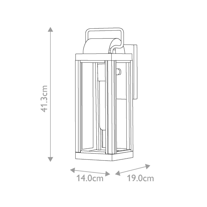 Hinkley - HARBOR kültéri fali lámpatest 1xE27/60W/230V IP44 bronzszínű