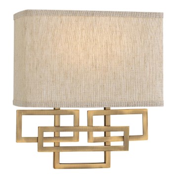 Hinkley - LANZA fali lámpa, 2x E14/60W/230V, bronz