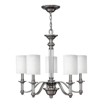 Hinkley - SUSSEX láncos csillár 5xE14/40W/230V matt króm