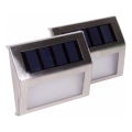 HÖFFTECH - 2 darabos LED napelemes fali lámpa LED/1,2V 400 mAh IP44