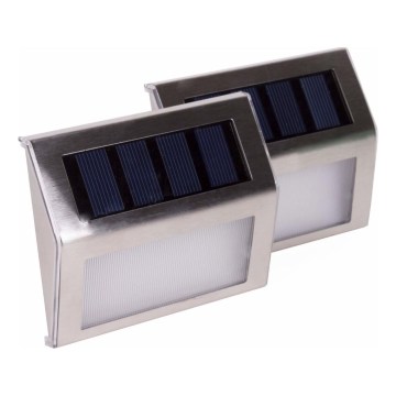 HÖFFTECH - 2 darabos LED napelemes fali lámpa LED/1,2V 400 mAh IP44