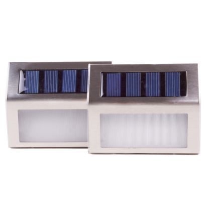 HÖFFTECH - 2 darabos LED napelemes fali lámpa LED/1,2V 400 mAh IP44