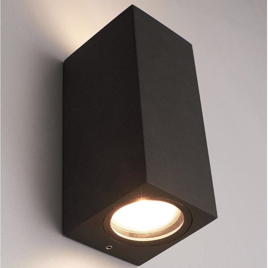 HÖFFTECH - Kültéri fali lámpatest 2xGU10/35W/230V IP65
