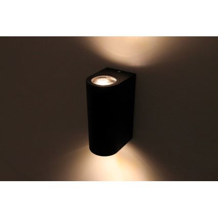 HÖFFTECH - Kültéri fali lámpatest 2xGU10/35W/230V IP65