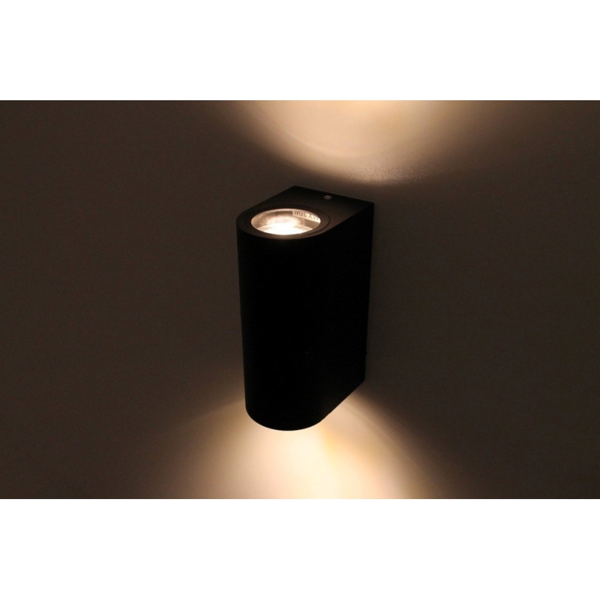 HÖFFTECH - Kültéri fali lámpatest 2xGU10/35W/230V IP65