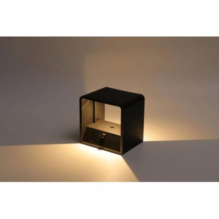 HÖFFTECH - LED újratölthető fali lámpa mozgásérzékelővel LED/0,8W/3,7V 1200 mAh