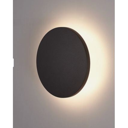 HÖFFTECH - LED kültéri fali lámpatest LED/10W/230V kerek IP65