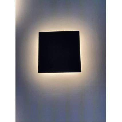 HÖFFTECH - LED kültéri fali lámpatest LED/10W/230V, négyzetes, IP65