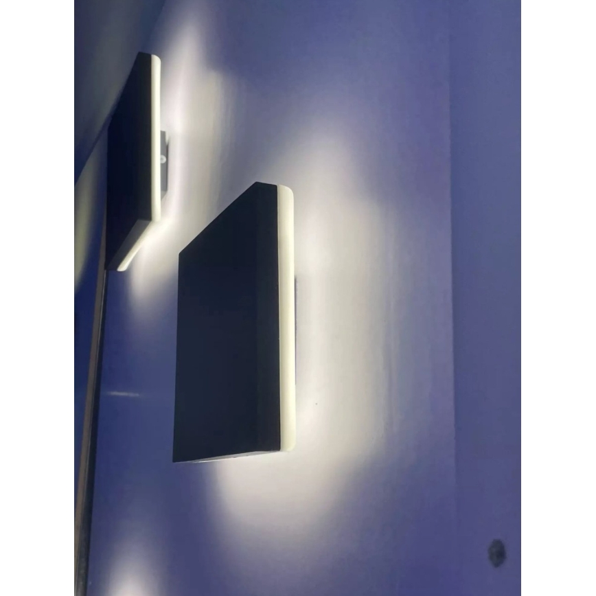 HÖFFTECH - LED kültéri fali lámpatest LED/10W/230V, négyzetes, IP65