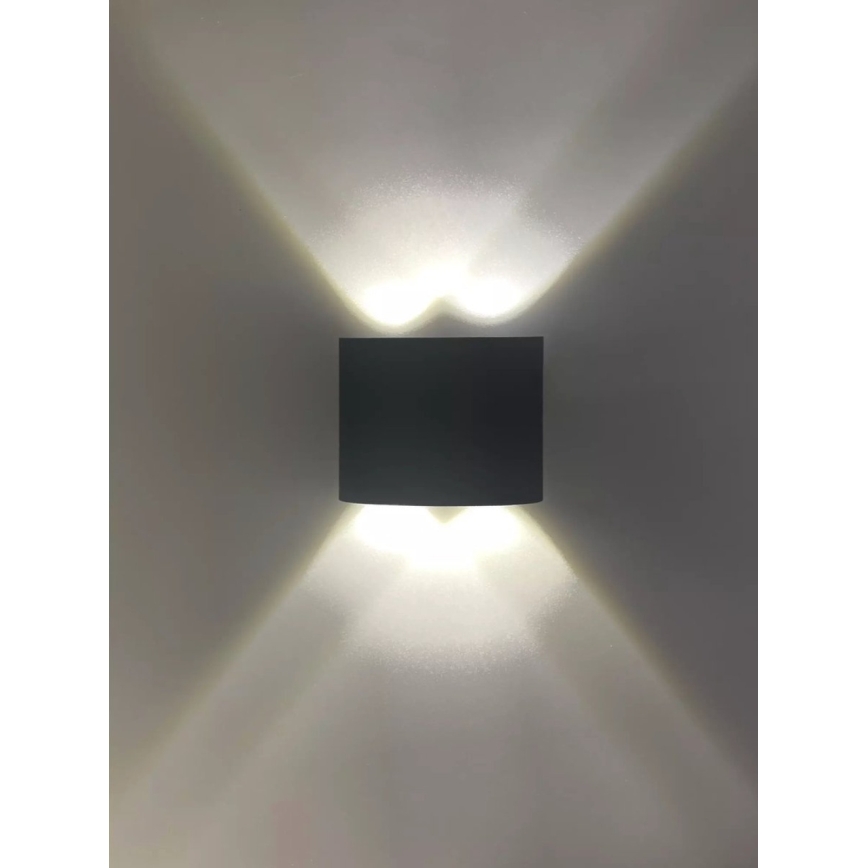 HÖFFTECH - LED kültéri fali lámpatest UP&DOWN 4xLED/1W/230V IP65